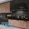 Cocinas de madera modernas