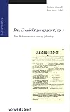 Das Erm&auml;chtigungsgesetz 1933 eine Dokumentation