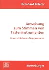 Anweisung zum Stimmen von Tasteninstrumenten in verschiedenen Temperaturen