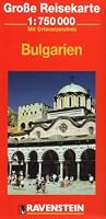 Bulgaria Road Map with Separate Index 1:750,000 (Ravenstein International Maps)