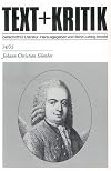 Johann Christian Günther (TEXT KRITIK 74/75)