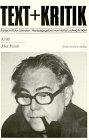 Text und Kritik, H.47/48, Max Frisch