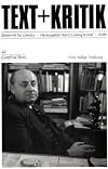 Gottfried Benn (Text Kritik)