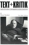 Thomas Bernhard (TEXT+KRITIK 43)