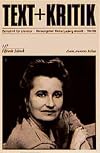Elfriede Jelinek (Text Kritik, #117)