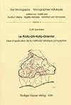Le Proto-Oti-Volta-Oriental : essai d’application de la méthode historique comparative