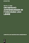 On-demand Anwendungen in Forschung und Lehre die öffentliche Zugänglichmachung für Unterricht und Forschung im Rechtsvergleich zwischen Schweden und Deutschland