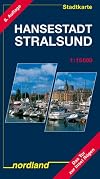 Hansestadt Stralsund. Stadtkarte, 1:15000.