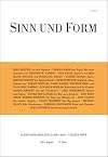 Sinn und Form 2016/4 : Beiträge zur Literatur : Zweimonatszeitschrift