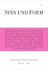 Sinn und Form 2019/2 : Beiträge zur Literatur : Zweimonatszeitschrift