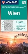 Stadtplan Wien 1:15.000: Innenstadt 1:10000. Ausflugskarte 1:200000