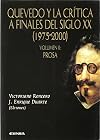 Quevedo y la crítica a finales del siglo XX (1975-2000)