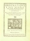 Ordinations e nou redreç de la Uncersitat de Barcelona 1596