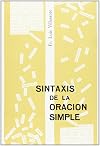 Sintaxis de la oración simple