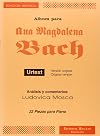 Album para Ana Magdalena Bach 22 piezas para piano