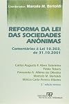 Reforma da Lei das Sociedades Anônimas - Comentários dà Lei 10.303, de 31.10.2001