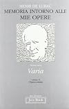 Opera omnia vol. 31 - Memoria intorno alle mie opere