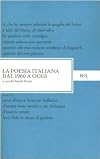 La poesia italiana dal 1960 a oggi