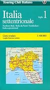 Italia settentrionale Foglio 1: Northern Italy : Road map, places of interest to tourists