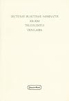Lecturae Plautinae sarsinates: 20-21