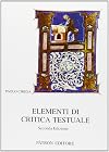 Elementi di critica testuale
