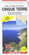 Cinque Terre map Guide to trails. 185 trails 1:25.000