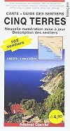 Cinq Terres. Carte. Guide des sentiers. 185 sentiers, echelle 1:25.000