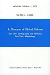 A Grammar of Biblical Hebrew