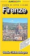 Firenze, pianta della citta, centro storico (Euro-City) (Italian Edition)