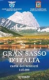 Gran Sasso d'Italia. Carta dei sentieri. Scala 1:25.000