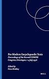 Pre-modern encyclopaedic texts : proceedings of the second COMERS Congress, Groningen, 1-4 July 1996