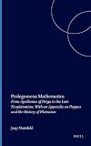 Prolegomena mathematica : from Apollonius of Perga to late Neoplatonism : with an appendix on Pappus and the history of Platonism