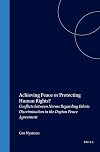 Achieving peace or protecting human rights? conflicts between norms regarding ethnic discrimination in the Dayton Peace Agreement