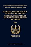 Pleadings, Minutes of Public Sittings and Documents/ Mmoires, procs-verbaux des audiences publiques et documents (International Tribunal for the Law ... / Tribunal International Du Droit De La Mer)