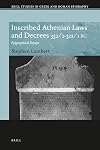 Inscribed Athenian Laws and Decrees 352/1-322/1 BC: Epigraphical Essays (Brill Studies in Greek and Roman Epigraphy)
