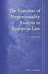 The function of proportionality analysis in European law