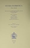 Studia Patristica Vol. XXXVI - Critica et Philologica, Nachleben, First Two Centuries, Tertulian to Arnobius, Egypt before Nicaea, Athanasius and his Opponents