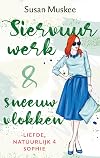 Siervuurwerk en sneeuwvlokken
