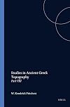 Studies in Ancient Greek Topography: Part VIII