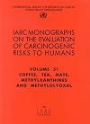 Coffee, tea, mate, methylxanthines and methylglyoxal