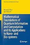 Mathematical foundations of quantum information and computation and its applications to nano- and bio-systems