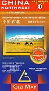 Gizi Map : China Northwest : Regional geographical map {1:2 000 000}