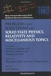 Problems and Solutions on Solid State Physics, Relativity and Miscellaneous Topics (Major American Universities Ph.D. Qualifying Questions and Solutions)