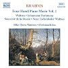 Four hand piano music. Vol. 1 : Waltzes ; Schumann variations ; Souvenir de la Russie ; Neue Liebeslieder waltzes