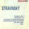 Stravinsky : The fairy's kiss + Ode + Symphony no.1 + Symphony in C + Symphony in three movements + Symphonies of wind instruments {sound recording}