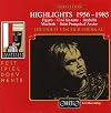 Highlights 1956-1985
