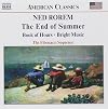 Rorem: Chamber Music - The End of Summer, Book of Hours, Bright Music
