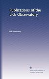 Publications of the Lick Observatory (Volume 8)