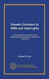 Gnomic literature in Bible and Apocrypha