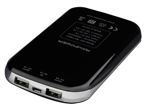 ravpower 睿能宝聚合物移动电源10000毫安超大容量 多功能充电宝 聚合